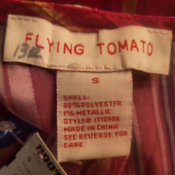 NEW WITH TAGS! FLYING TOMATO BLOUSE! - Picture 6 of 7